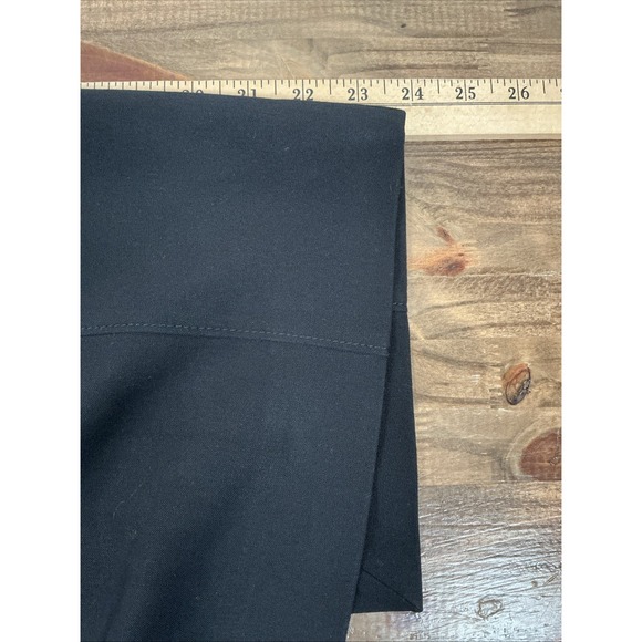 White House Black Market Womens Pencil Skirt Black Lined Size 6 Back Vent - Picture 5 of 8